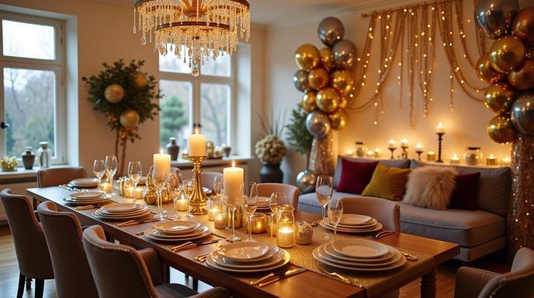 20 Dazzling Happy New Year Decoration Ideas : Make Your Home a Festive Haven