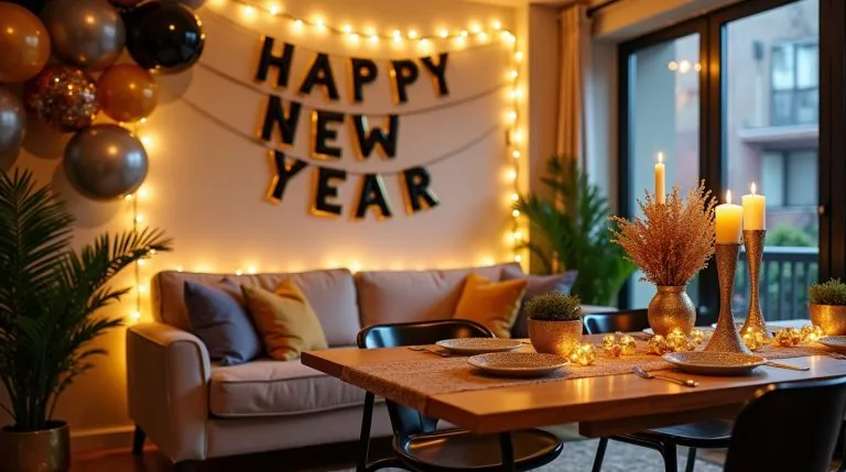 18 Fun DIY New Year’s Decoration Ideas to Make Your Party Pop